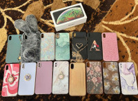 iPhone XS Max with 15 cases