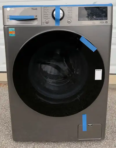 24” LG WASHER & DRYER COMBO FRONT LOAD STAINLESS STEEL ALLINONE, View more