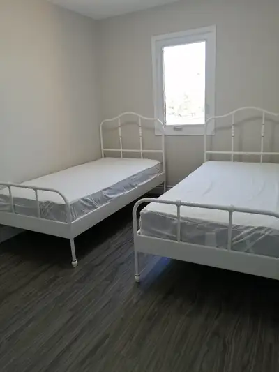 For 1 female, sharing a room with another female tenant Furnished with a bed and mattress. Border of...