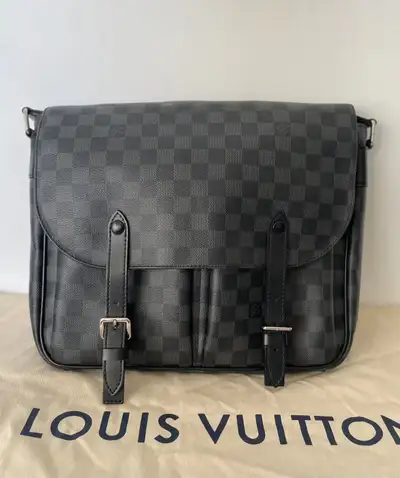 LV Christopher messenger side bag Black damier Louis vuitton, View more