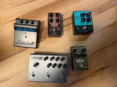 Strymon Timeline and other guitar pedals for sale, View more