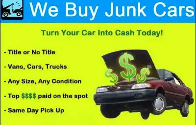 SELL YOUR USED SCRAP CAR VEHICLE FOR CASH SAME DAY 9057456698, View more