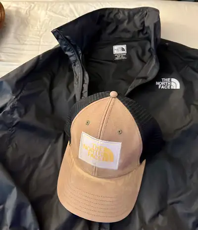 The North Face Windbreaker (Size-XXL) & Cap (All Sizes), View more