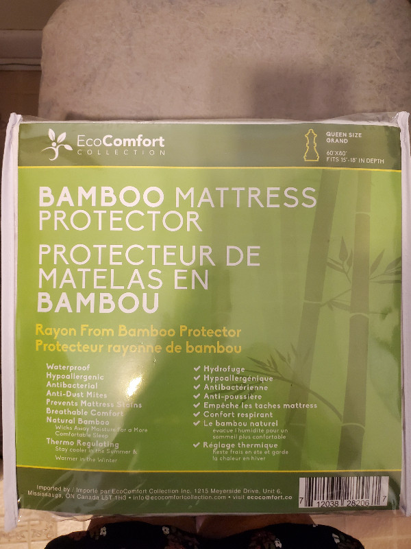 TEMPURPEDIC & ECO COMFORT BAMBOO MATTRESS COVER/ in Beds & Mattresses in Mississauga / Peel Region - Image 2
