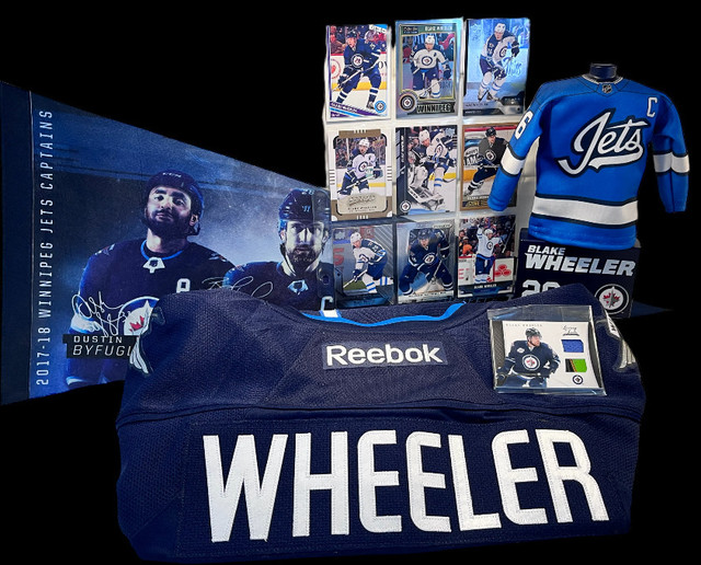 Jets (signed)  Jersey Gift Set  - pickup in Lockport in Hockey in Winnipeg