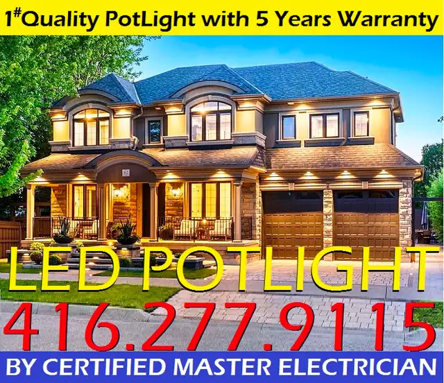 Pot Light with Installation $40