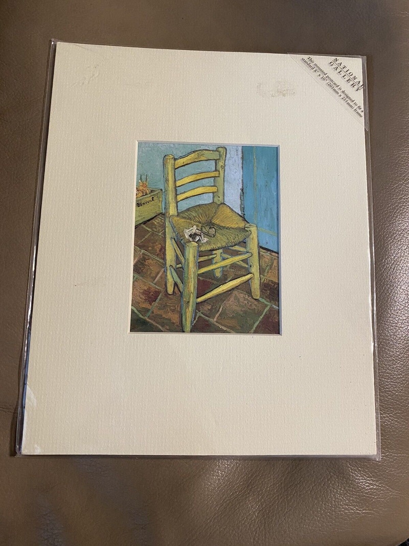 Vincent Van Gogh Wall Art Print Chair National Gallery Arts