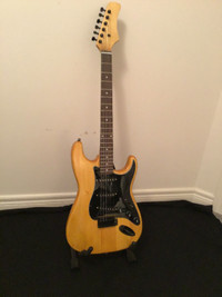 Stratocaster style electric guitar