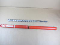 3/4" by 22" Long Spline Shank Carbide Hammer Drill Bit