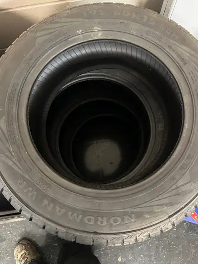 Brand new 195/60R15 Nordman snow tires $450 for all four price is firm
