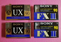 SONY HIGH BIAS CASSETTE TAPES 