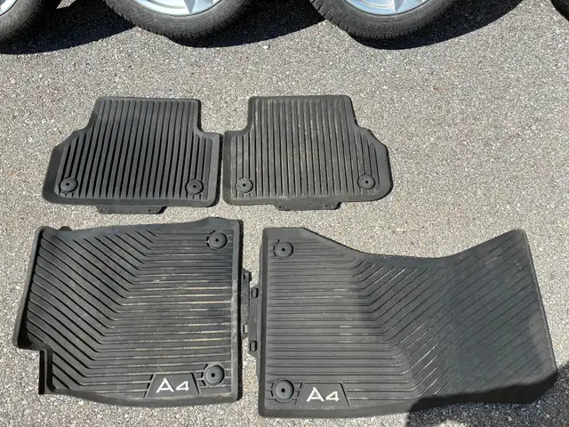 Audi rims 17inch with winter tires & winter mats in Tires & Rims in Ottawa - Image 7