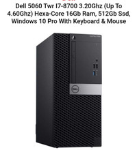 Dell Optiplex 5060 Tower  Intel® Core i7-8700 3.2GHz , Hdmi, Dvi