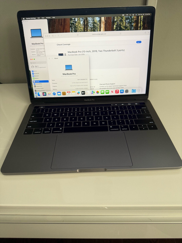Apple MacBook Pro Mid2019 13-inch 16GB 256GB SSD in Laptops in Oakville / Halton Region - Image 3