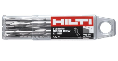 HILTI 2149891 Cut-out bit SCOB DDW 1/4" DG DRYWALL ROUTER BIT, View more