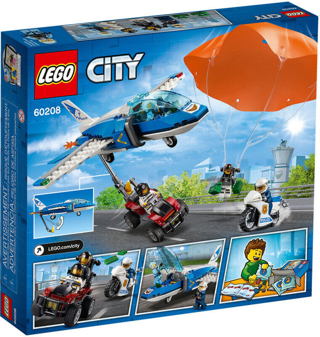LEGO City Sky  Kit de construction Parachute Arrest  (218 Pieces dans Jouets et jeux  à Longueuil/Rive Sud