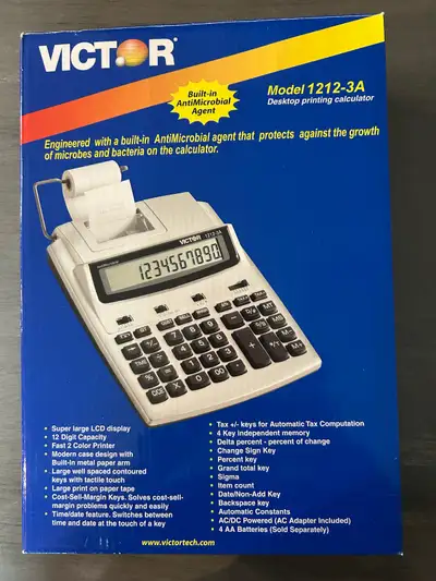 En très bonne état, une calculatrice de bureau et négociable
