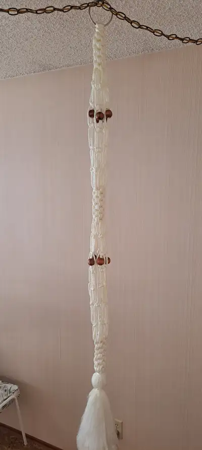 2-Tier BOHO style Macrame Plant Hanger for plant pots, View more