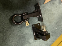 Dodge Ram heavy duty front tow hooks with shackles