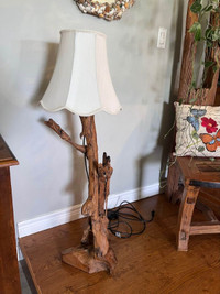 One of a kind Beautiful Wood Lamp
