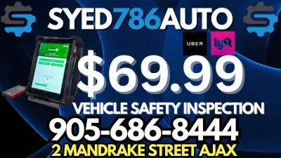 UBER SAFETY INSPECTION $69.99, View more