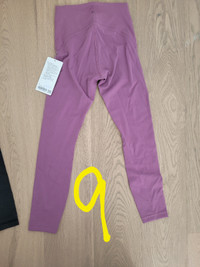 BNWT Lululemon leggings, 25 inch, size 4 and 6 , 9 kinds