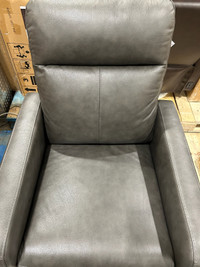 Fauteuil inclinable en cuir