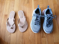 Like New Women FILA Sneakers & GUESS sandles size 5