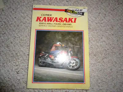 Clymer Manual for Vintage 81-85 1000 -1100 Motorcycles, great for maintenance and repair of your cla...