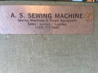 Industrial Sewing Machine and Table