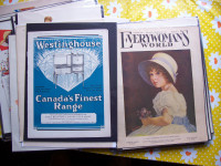 Antique magazine ads