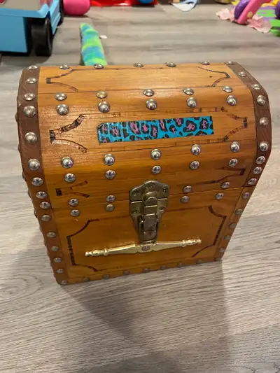Wooden Treasure Chest, View more