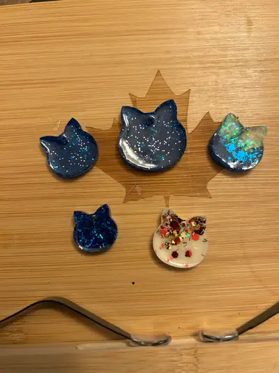 Pretty handmade dog/cat tags, View more