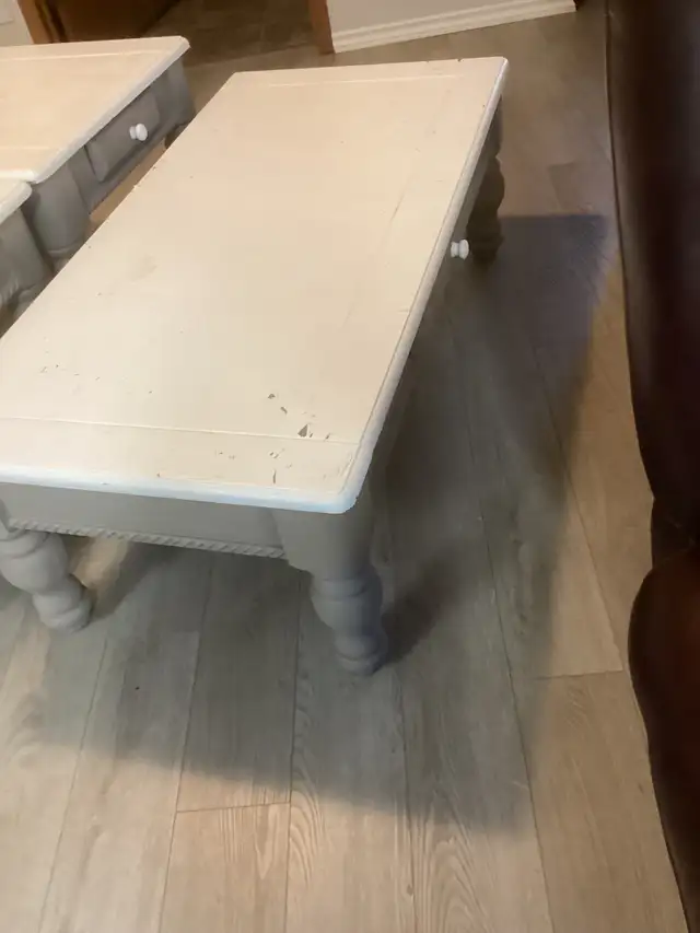 Free Solid Wood Coffee & End Tables - P/U West Airdrie