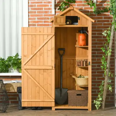 30" x 21" x 71" Garden Storage Shed, View more