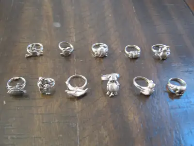 Articulating Sterling 925 Silver Rings, View more