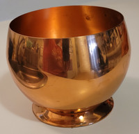 Vintage Coppercraft Guild Copper Footed Planter