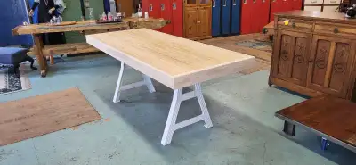 Custom Table - Reclaimed Bowling Alley, View more