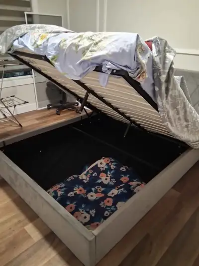 Hydraulic Storage Bed – Modern & Space Saving, View more