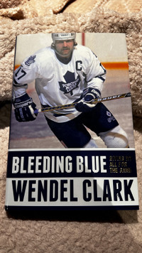 Autographed Wendel Clark book 