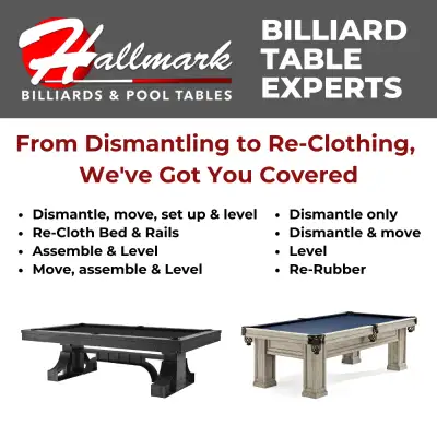 POOL TABLE MOVERS & SERVICES, View more
