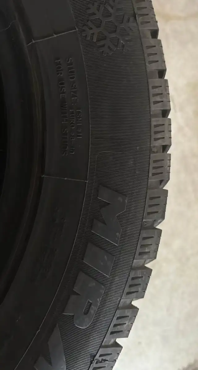 Like New! One-Season Use-4x Mirage Winter Tires-225/65R17 102H in Tires & Rims in Hamilton - Image 7