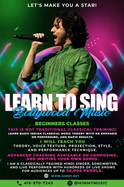INDIAN SINGING LESSONS AND VOCAL TRAINING, View more