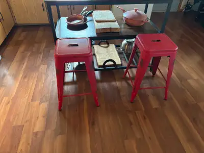 2 brand new stools, View more