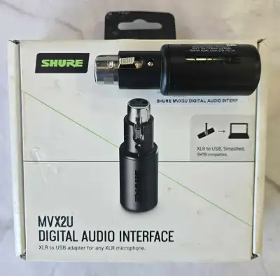 SHURE MVX2U DIGITAL AUDIO INTERFACE W/BOX, View more