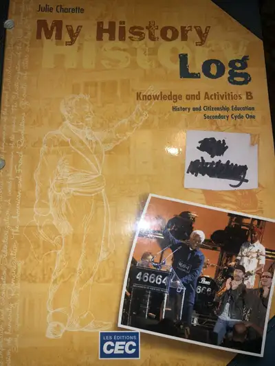 My history log activity book B, View more