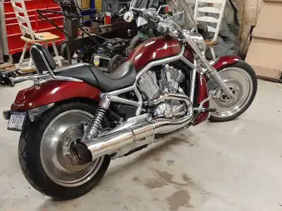 2004 Harley Davidson V ROD V.G. shape. Supertrap Exhaust New Tires New Battery Fresh MVI 6400.00 O.B...