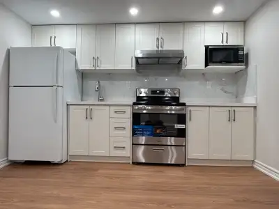 New basement room with private full washroom
