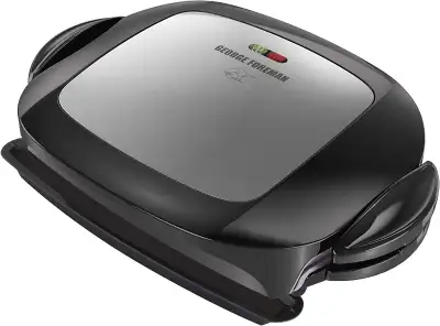 Like New Geoge Foreman Removable Plate 5 Serving Grill Black, View more