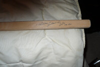 morris lukowich signed stick